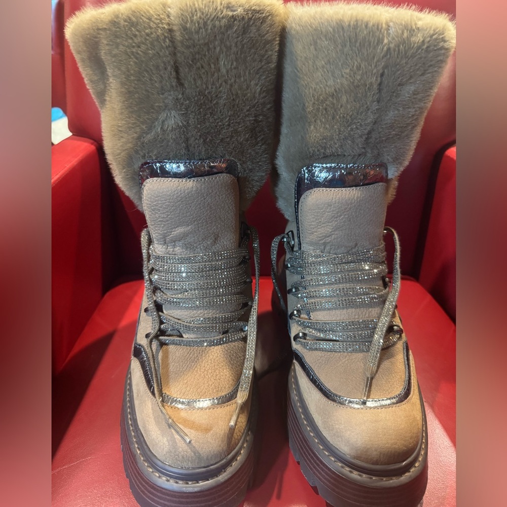 Michael Kors Driftwood Shiloh Boots